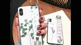 Honey And Leaves iPhone Cases For Couples In Silicone