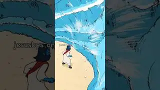 Jesus' Meteoric Miracle: Halting an Asteroid & Freezing a Tsunami #jesus #jesuschrist #jesuslovesyou
