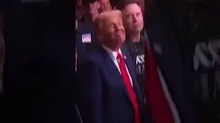 Charles do Bronx cumprimenta &ldquo;Biden&rdquo;,  Trump e Elon Musk ao fundo  - UFC 309 Jones x Miocic