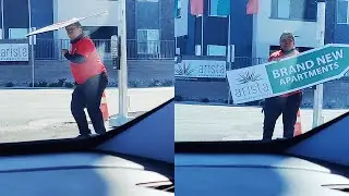 Insane Sign Flipping Skills || WooGlobe