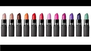 ''WACKY'' Lipsticks - Swatches