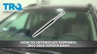 Как заменить опоры подъемной двери Toyota RAV4 2013-2018