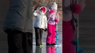 Моя рибалка #рыбалка на льду# природа#рыбалка с семьей#￼￼