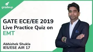 GATE ECE/EE 2019 | Electromagnetic Theory | Live Practice Quiz #7