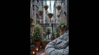 Cozy Tree Plantation Decor Ideas for Small City Balconies 🌃🌿 | #shorts #shortsvideo