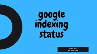 webesite audit | google indexing status |