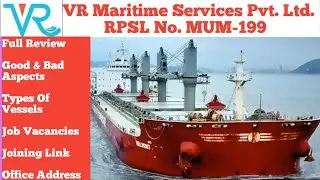 VR Maritime Services Pvt Ltd Company Review | Benefits | Recruitment | Contact Link And Address