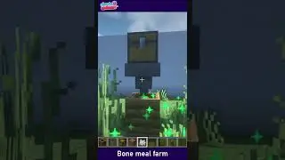 Minecraft #Shorts | Easy Bone meal farm 1.17