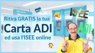 💳 Carta ADI GRATIS: Ritirala ora in Posta! 📮 NON ASPETTARE! 🏃&zwj;♂️ e carica l'ISEE da internet 📲