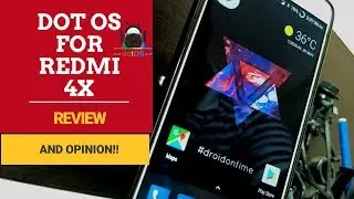#technology #android DOT OS FOR REDMI 4X REVIEW!!!