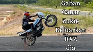 Aku cabar zukie, keluarkan RXZ,dan caba pak duan baring, gaban nak bunnyhop pakduan #gabansaleh