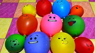 asmr various water colorful balloon - Feeling Happy Smile balloon  Pop Reverse ASMR Satisfying