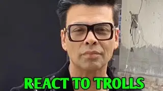 Karan Johar REACTS to TROLLS against him | Karan Johar Facts #shorts