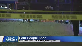 MPD: 4 injured in weekend shooting in downtown Minneapolis