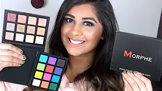НОВЫЕ палетки теней для век Morphe 12-PAN: обзор и образцы!