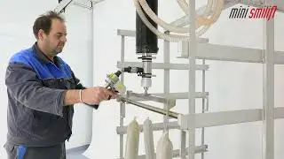 Vakuumheber mini smilift mit Sonder-Hakenlastaufnahme f&uuml;r W&uuml;rste | SMI Handling Systeme
