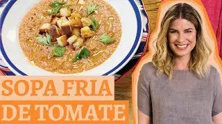 Gazpacho (sopa fria de tomate) | Receita Panelinha | Com Rita Lobo