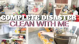 ✨COMPLETE DISASTER CLEAN WITH ME | SPEED CLEANING MOTIVATION 2022 | ORGANIZING THE REFRIGERATOR