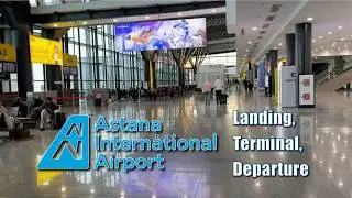 Nursultan Nazarbayev International Airport | Winter Landing & Departure