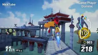 Cleyde  -  O  Pac-Man Fantasma (Amarelo) no Sonic Racing Crosswords