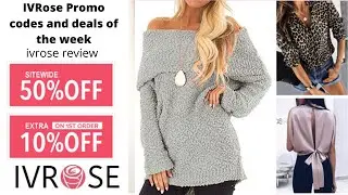 IVRose fashion try on haul| ivrose review| ivrose Promo codes and deals of the week