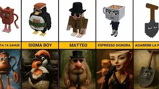 Italian Brainrot Meme vs Roblox Steal a Animals