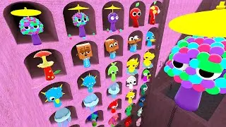 🔮 БЕЗДОННЫЙ БАССЕЙН НОВЫЙ SPRUNKI CLAIRE APPLE NYLES AZURI ФАЗЫ ЭВОЛЮЦИИ СПАРТАНСКИЙ УДАР в Gmod