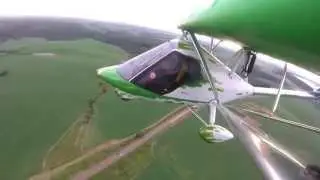 Vôo de Avião Fox V6 no Aeroclube de Passo Fundo RS - Cmte Fernando Bertochi
