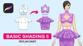 Procreate Beginner Fashion Illustration 5: Cherry Blossoms & Shading