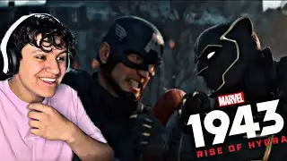 MARVEL 1943 TRAILER REACTION! | Captain America & Black Panther Game