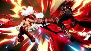 Ganondorf Finishes with a Mighty Aerial Reverse Warlock Punch - Fuego