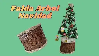 Falda Arbol de Navidad Reciclaje -Christmas Tree Skirt