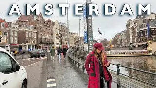 [4K] AMSTERDAM - The Last Day Of 2025 Afternoon |  Beautiful Walking Tour in Amsterdam Central🇳🇱
