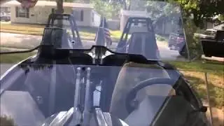 Scratch Resistant Adjustable Windshield For Slingshot
