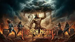 Hanuman Chalisa-Divine Meets Metal🤘 Animated Bhakti Metal