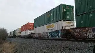 Norfolk Southern Pyletown Dec 2021 Mile long train?