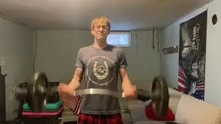 Arm day with my buddy