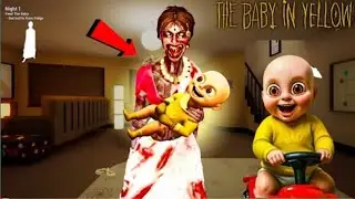 Kamla Aa Gayi  baby ko pakadne 😨 Granny & Yellow Baby Funny Act 😂&rdquo;