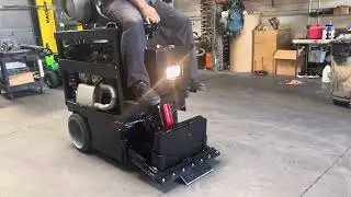 Terminator T100 Ride On Floor Tile Scraper Stripper Nissan Propane Engine