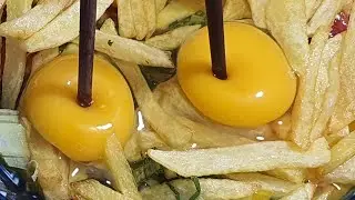 A Special Omelette l Eggs With French Fries l Egg Recipes l Omelette Recipes | Eggs and French Fries