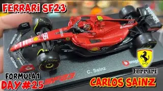 FERRARI SF-23 - CARLOS SAINZ 2023! Bburago Signature 1/43 | F1 DAY #25
