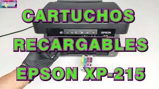 CARTUCHOS RECARGABLES PARA EPSON XP-215 XP-212 XP-225 EPSON T18