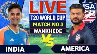 🔴Live: India vs USA T20 WC 3rd T20 | T20 World Cup 2026 | Cricket Commentary | Ind vs USA Live