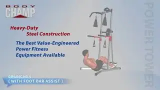 Body Champ POWER TOWER Product Intro Video and Workout Demo v0123