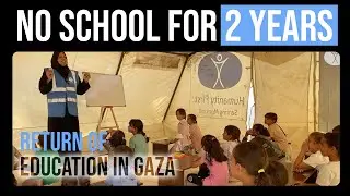 First Day of School AFTER 2 YEARS - Return of Education in Gaza - October 2025