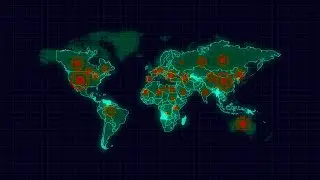 Create a World Map Virus Spread in Adobe After Effects Tutorial | After Effects Tutorial