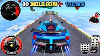Crazy Ramp Car Stunts Racing 2025 -Impossible GT Car Mega Tracks Simulator 3D: Android Gameplay