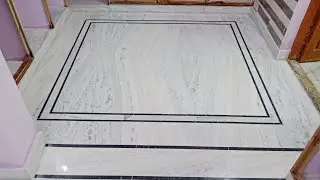 Beautiful marble flooring designs || Triple border design || single border design || #trending .