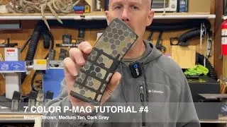 7 Color P-Mag Tutorial #4 Dark Brown, Medium Tan, Dark Gray