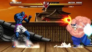 EVIL SAGAT vs MASTER ROSHI - Street fighter vs Dragon Ball | DEATH BATTLE‼️